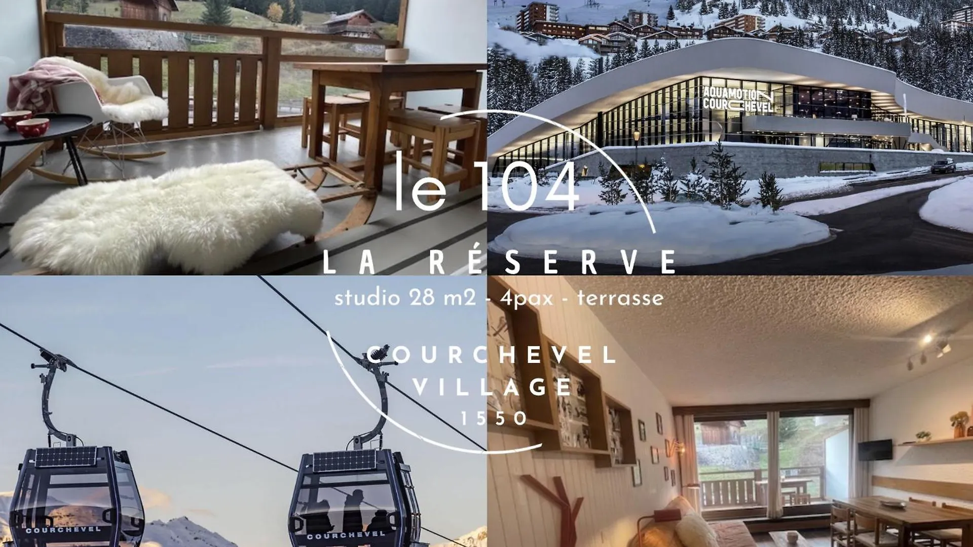 Le 104 La Reserve Courchevel, Ski Aux Pied contacts